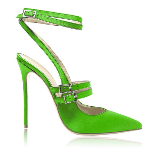 Identità Slingback CAROLINE RASO VERDE