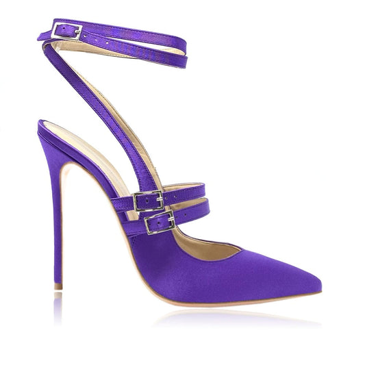 Identità Slingback CAROLINE RASO VIOLA