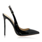 Identità Slingback EMILY VERNICE NERO