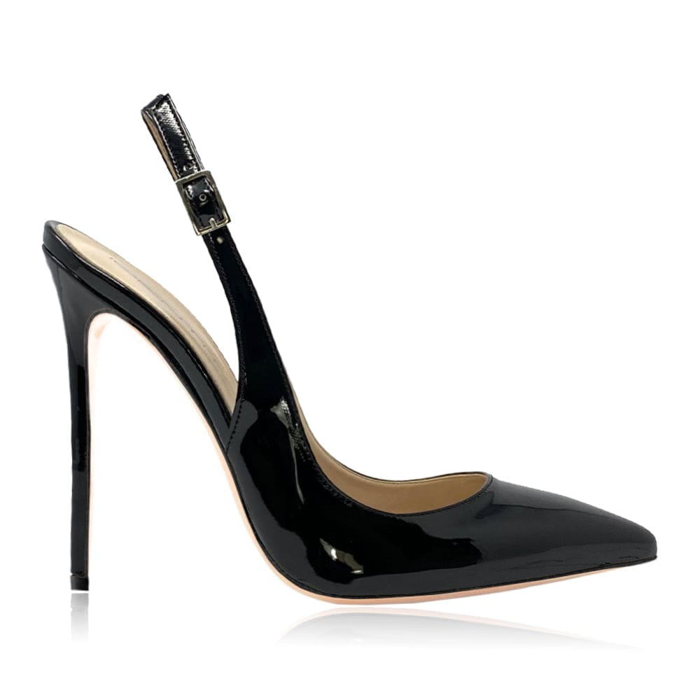 Identità Slingback EMILY VERNICE NERO