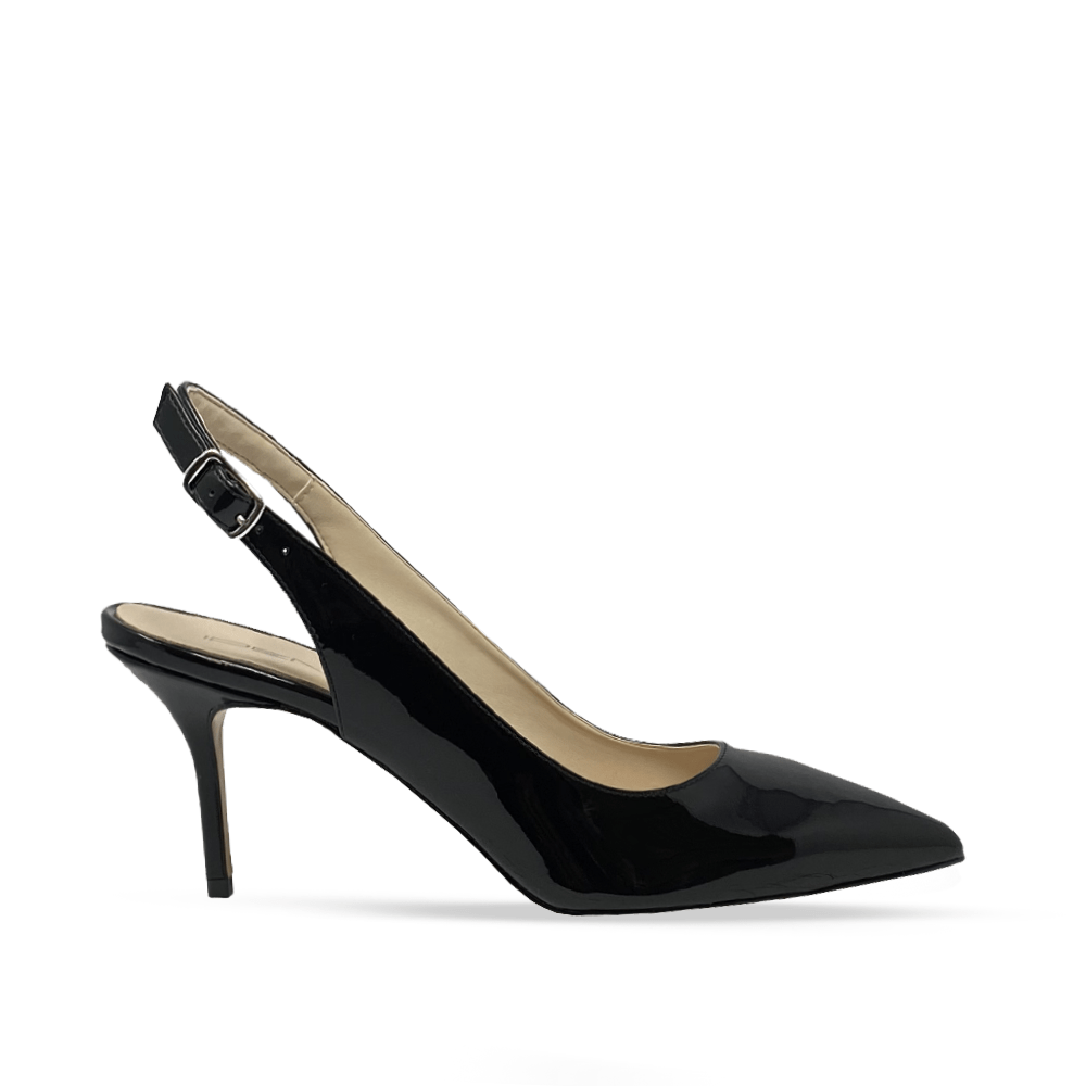 Identità Slingback JUSTINA VERNICE NERO 70mm