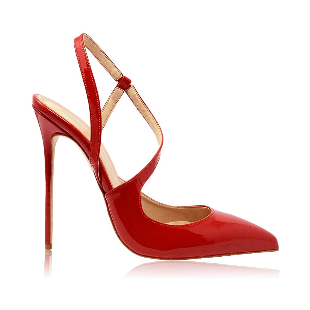 Identità Slingback SANDY VERNICE ROSSO