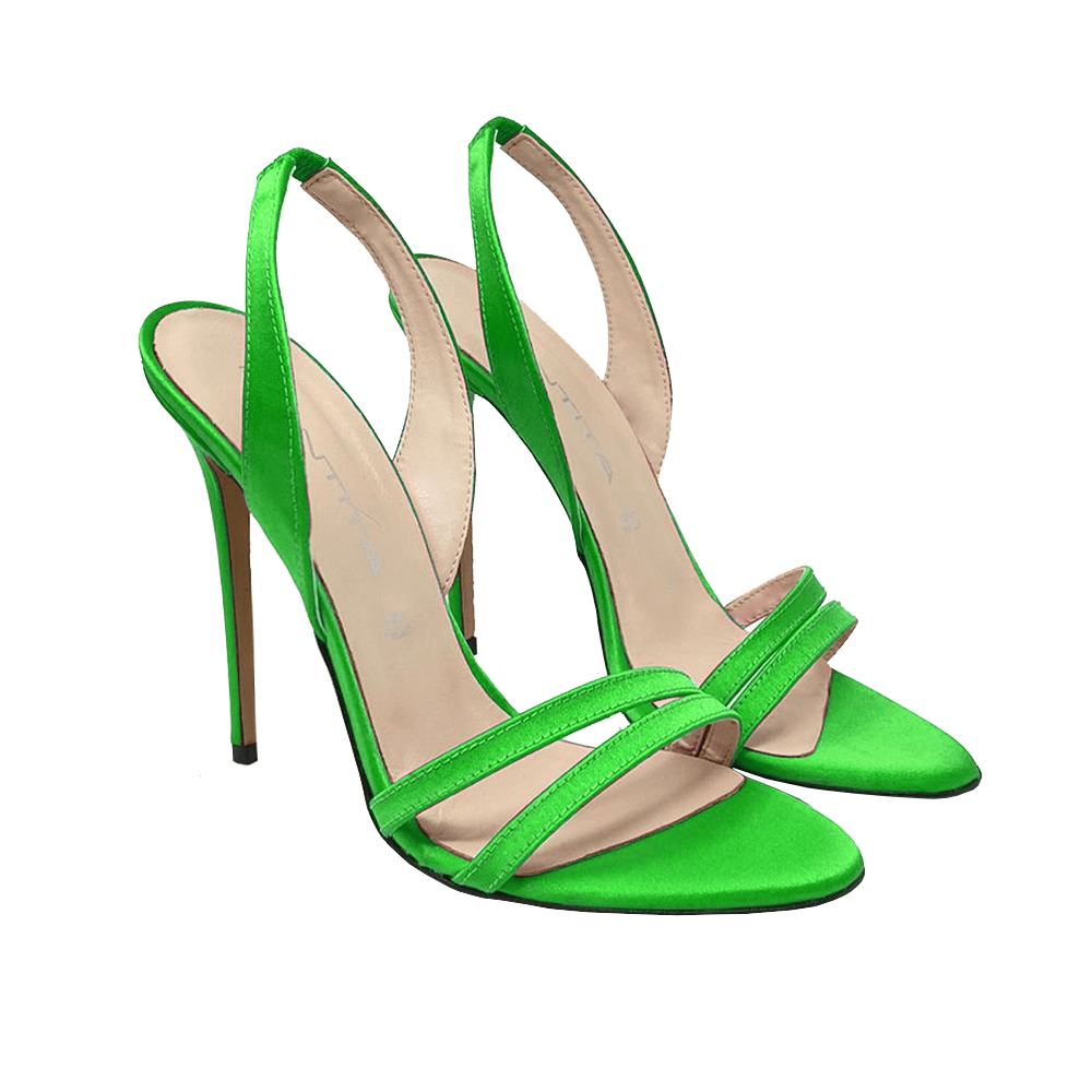 Identità Décolleté Slingback YARA RASO VERDE